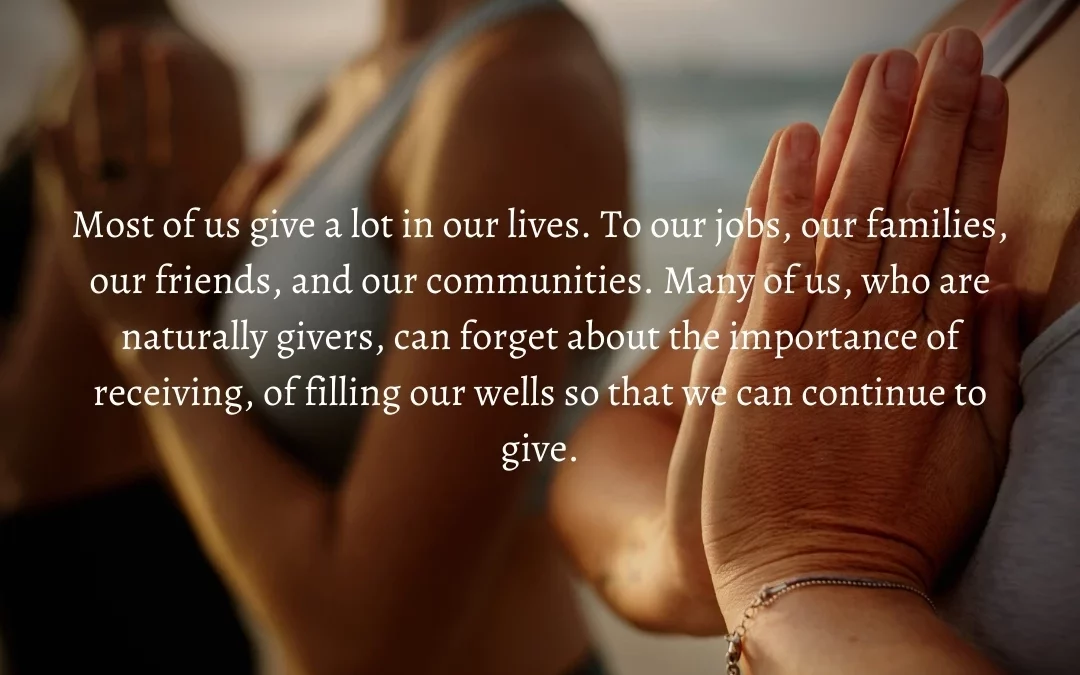 The Balance of Giving and Receiving