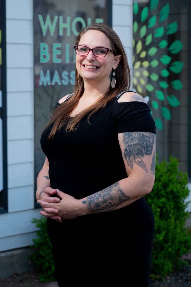 Boise massage therapist Lindsay at Whole Being Massage Boise.