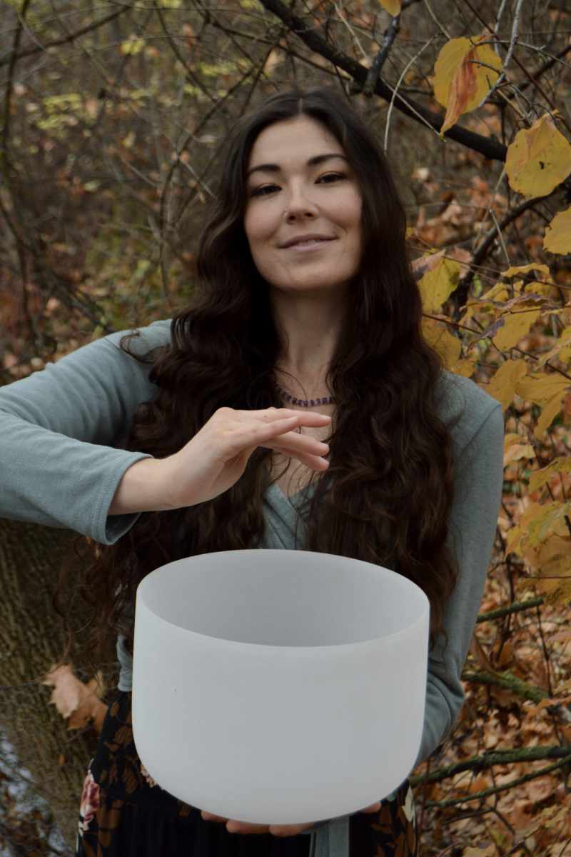 Kat, a boise massage therapist at whole being massage specializing in integrative techniques including reiki and sound healing.